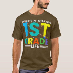 T-shirt Vivre en première année, enfant en première année