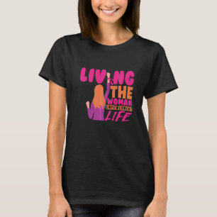 T-shirt Vivre Femmes Autonomisation Vie Feministe Premium
