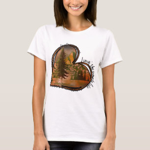 T-shirt Vivre La Simple Vie Coeur Nature