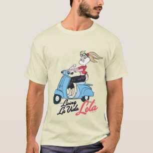 T-shirt Vivre La Vida Lola Scooter Graphic
