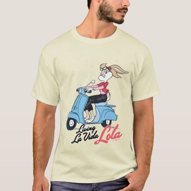 T-shirt Vivre La Vida Lola Scooter Graphic (Devant)