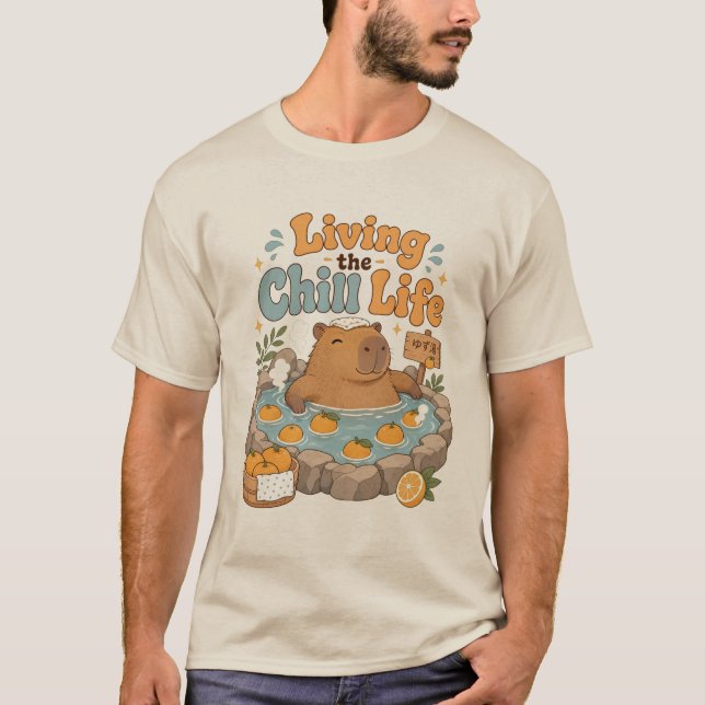 T-shirt Vivre la vie cool (Devant)