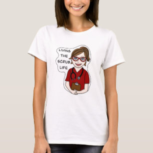 T-shirt Vivre la vie de l'épouvantail   Humour professionn