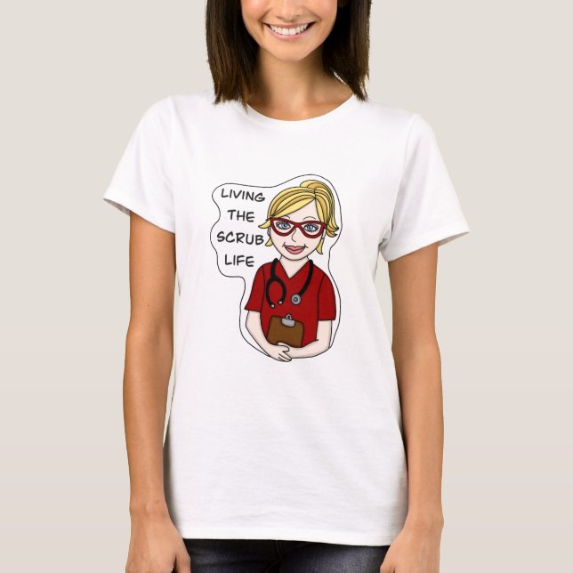 T-shirt Vivre la vie de l'épouvantail | Humour professionn (Devant)