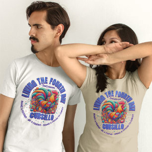 T-shirt Vivre le quatrième jour Cursillo DeColores Rooster