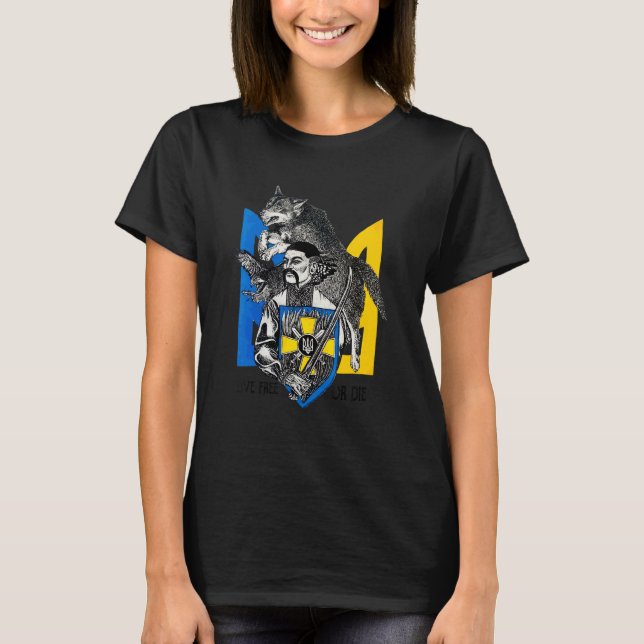 T-shirt Vivre libre ou mourir (Devant)
