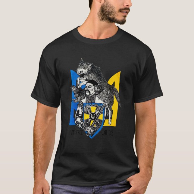 T-shirt Vivre libre ou mourir (Devant)