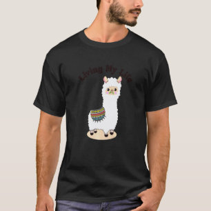 T-shirt Vivre Ma Vie Éleveur de Guanaco Lama Vicuña Alpaga