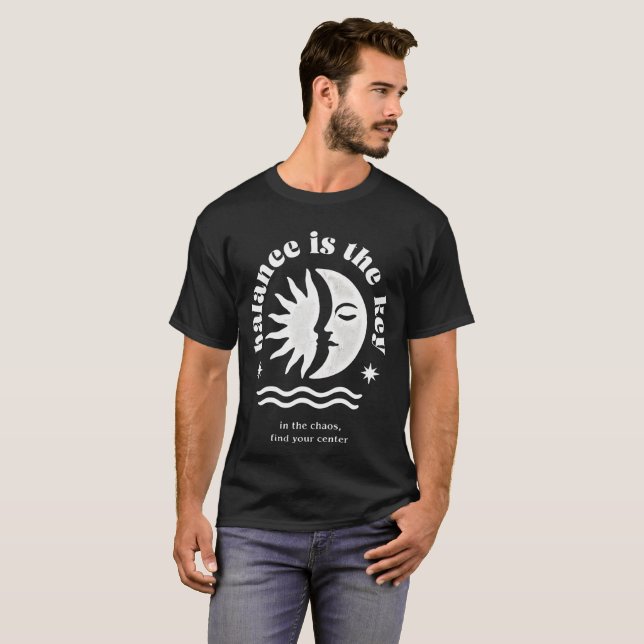 T-shirt Vivre paisiblement (Devant entier)