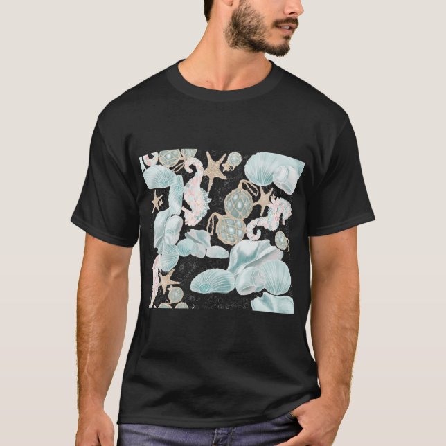 T-shirt Vivre pour la Plage (Devant)