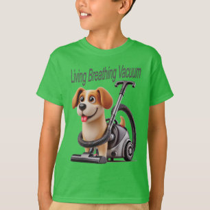 T-shirt Vivre Respiration Vacuum Chien