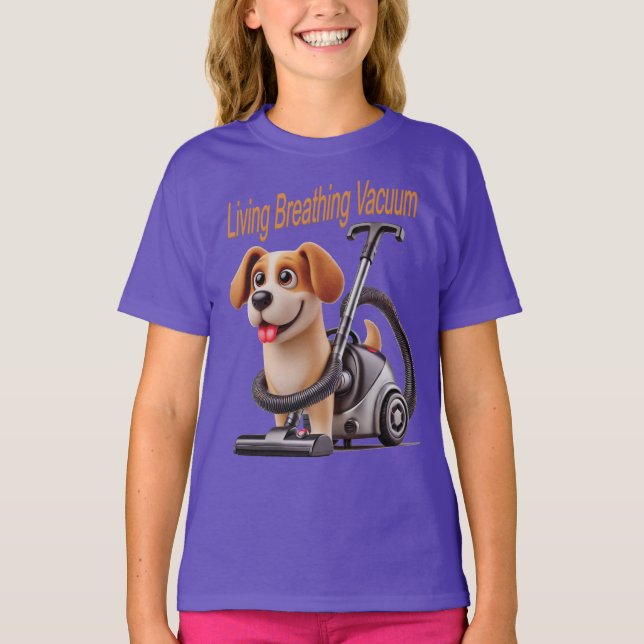 T-shirt Vivre Respiration Vacuum Chien (Devant)
