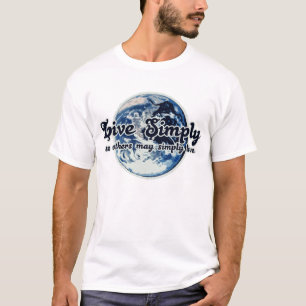 T-shirt Vivre Simplement pour que d'autres puissent vivre
