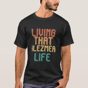 T-shirt Vivre vintage cette vie KLEZMER