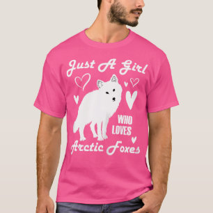 T-shirt Vixen Antarctique Juste Une Fille Qui Aime Les Ren