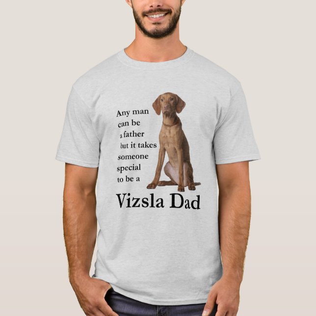 T-shirt Vizsla Dad (Devant)