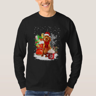 T-shirt Vizsla Dog Santa Christmas Winter Cup