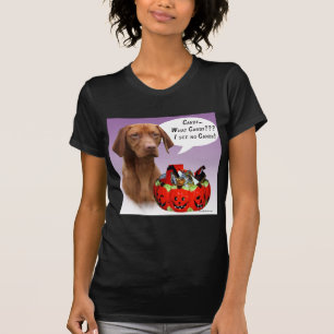 T-shirt Vizsla Halloween Candy