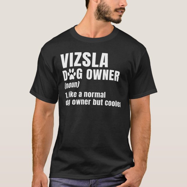 T-shirt Vizsla Noun Hongrois Chasse Chiens éleveurs Fourru (Devant)