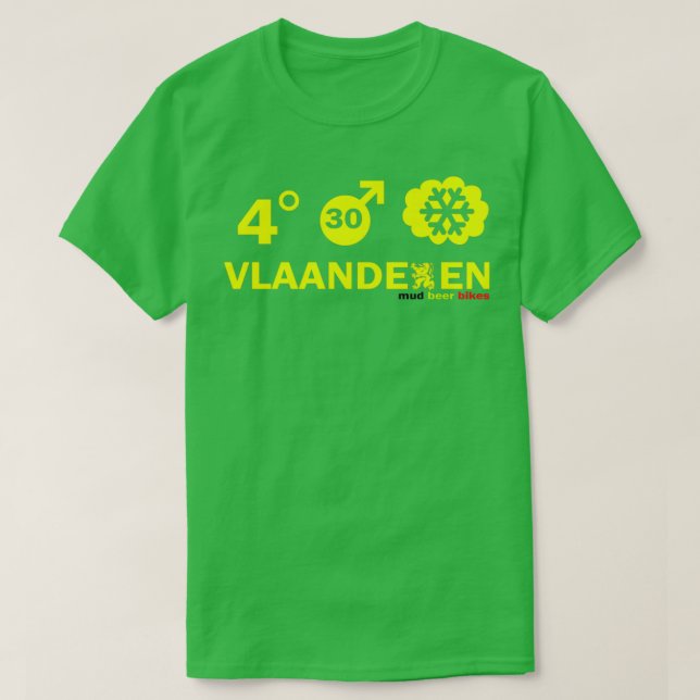T-shirt Vlaanderen Weather alt (Design devant)