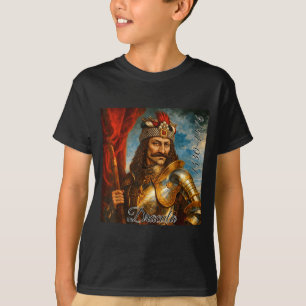 T-shirt Vlad l'Empaleur Retrait Médiéval Art Dracula