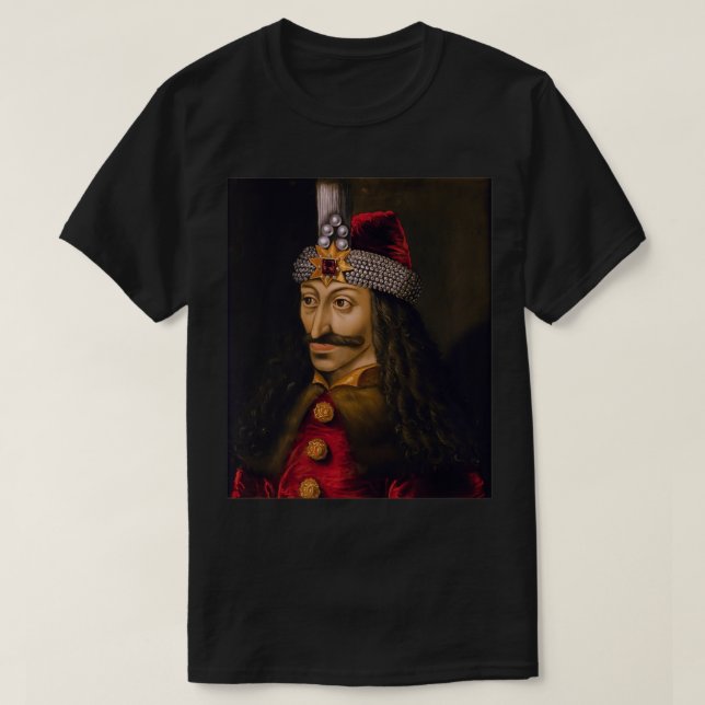 T-shirt Vlad L'Impaler Vlad Tepes Roumanie (Design devant)
