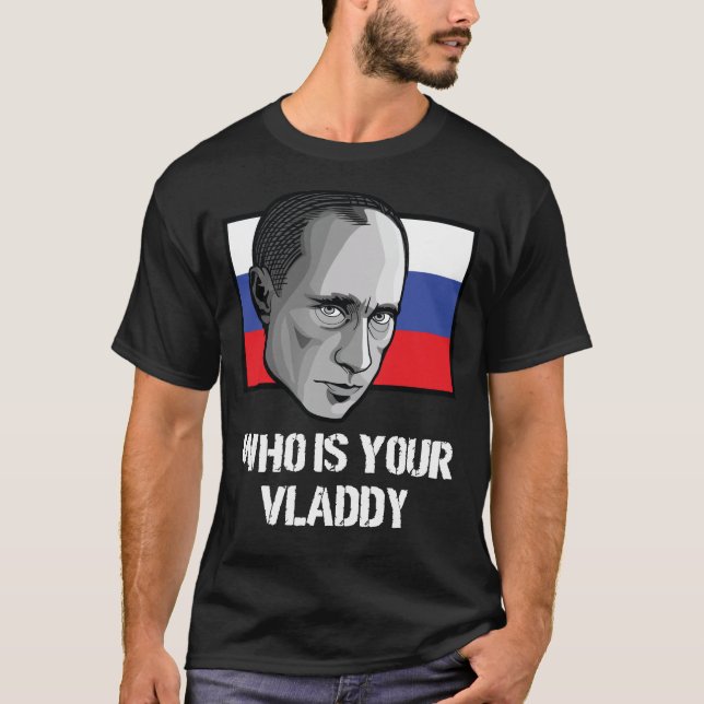 T-shirt Vladimir Poutine, le politicien russe vadorien (Devant)