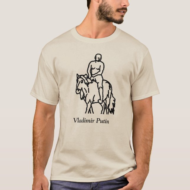 T-shirt Vladimir Poutine - le Roi Of The Cossacks (Devant)
