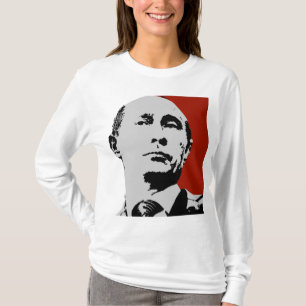 T-shirt Vladimir Poutine rouge