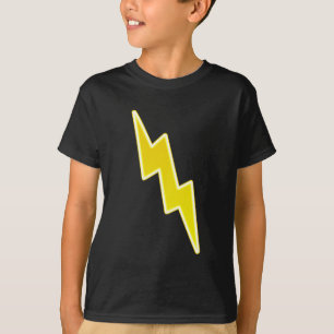 T-shirt Vlan - boulon de foudre jaune