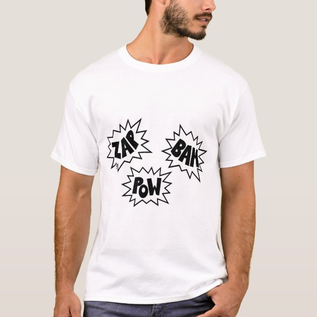T-shirt VLAN prisonnier de guerre FX sain comique - blanc (Devant)