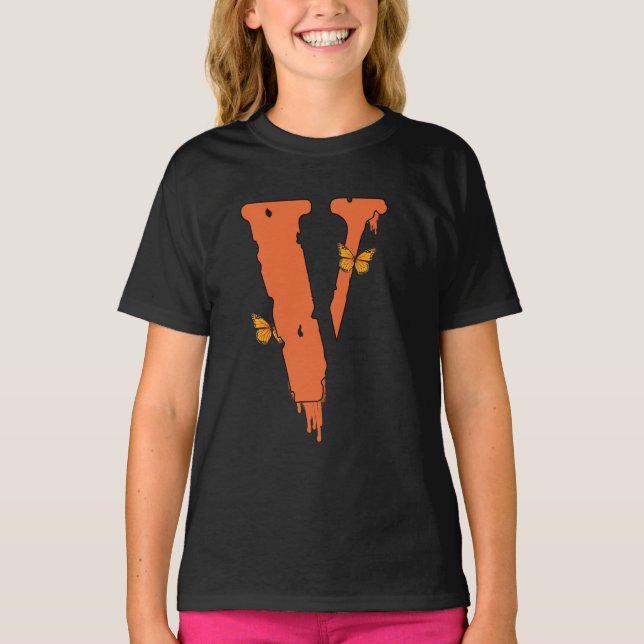 T-shirt VLONE avec papillon (Devant)