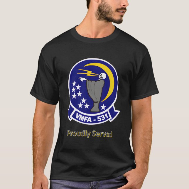 T-shirt Vmfa-531 Noir (Devant)