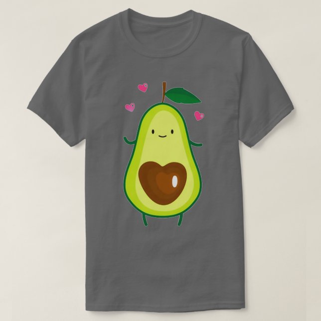 T-shirt vocado amoureux (Design devant)
