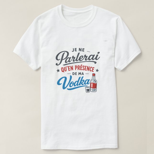 T-shirt Vodka (Design devant)