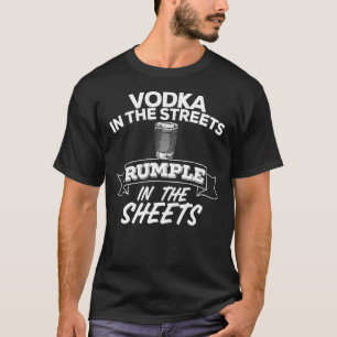 T-shirt Vodka Dans Les Rues Rumple Dans Les Feuilles Liquo