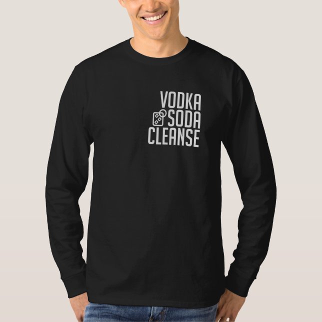 T-shirt Vodka Soda Cleanse - Classique (Devant)