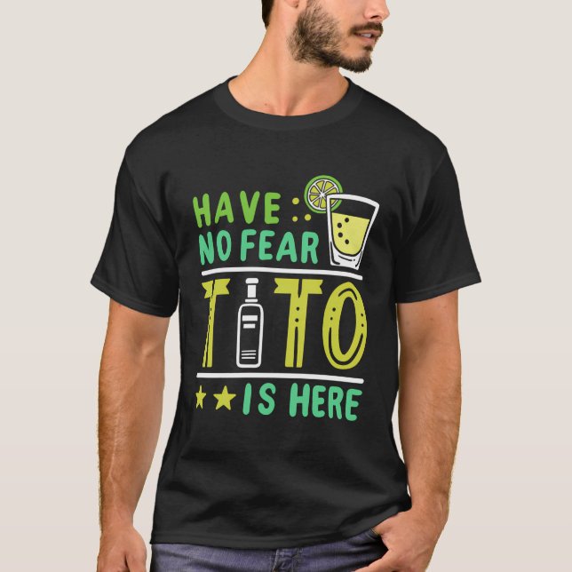 T-shirt Vodka Tito est là (Devant)