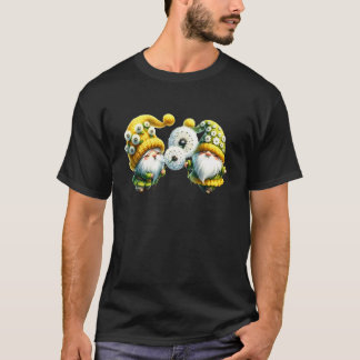 T-shirt Vœux de Pissenlit Imprimés Pour Amoureux de Gnome 