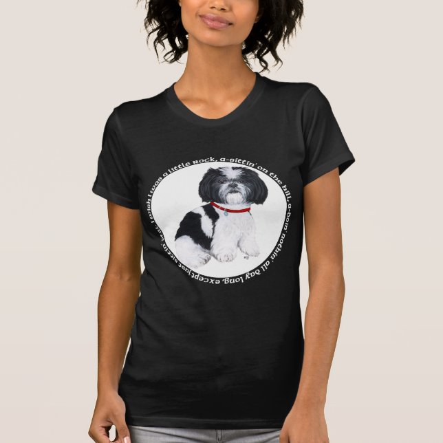 T-shirt Vœux de Shih Tzu (Devant)