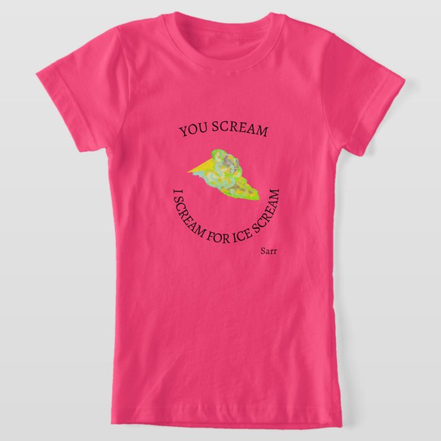 T-Shirt : Voeux Icecream (Poser)