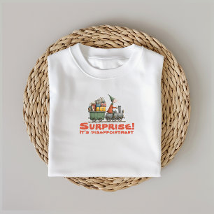 T-shirt Vœux ironiques d'elfe de dessin animé vintage