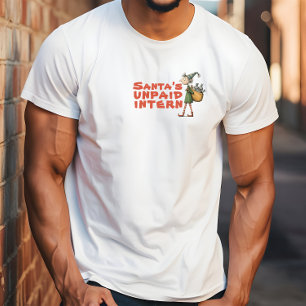T-shirt Vœux ironiques d'elfe de dessin animé vintage