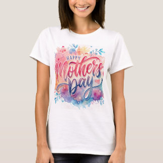 T-shirt Voeux vibrants pour maman