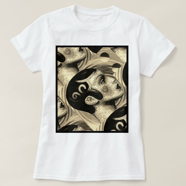 T-shirt Vogue années 1920 (Design devant)