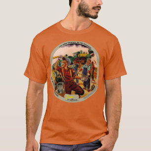 T-shirt Vogue Record Art R 713 P 36 Logo Jaune