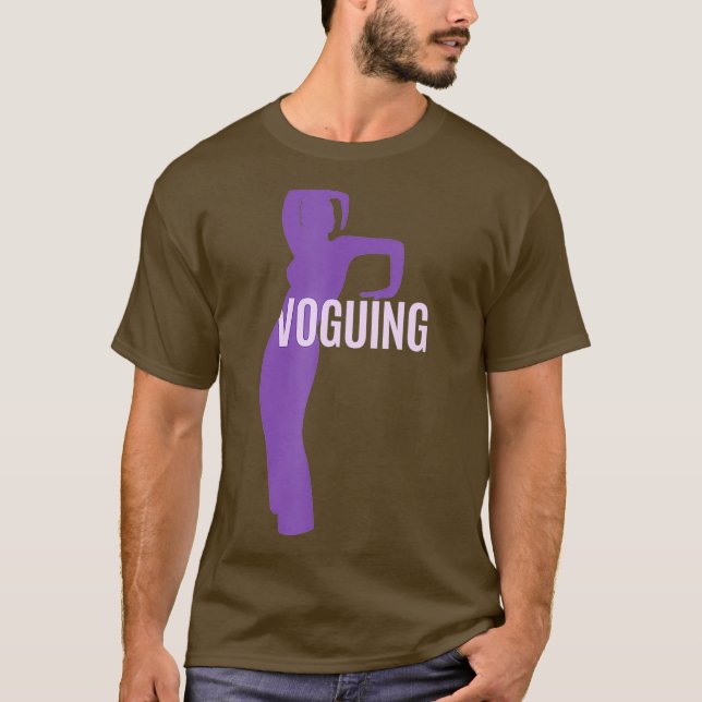 T-shirt Voguing Drag Queen (Devant)
