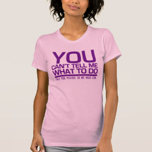 T-shirt VOICES DANS MA TÊTE chemise - choisir style & coul