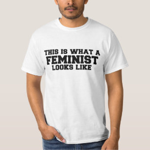 T-shirt Voici à quoi ressemble un féministe