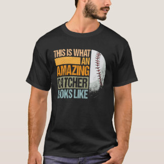T-shirt Voici à quoi ressemble un receveur incroyable base